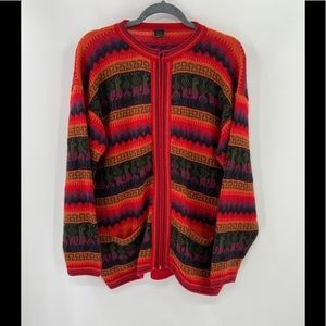 Colorful Patterned Women's Cardigan